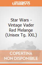 Star Wars - Vintage Vader Red Melange (Unisex Tg. XXL) gioco
