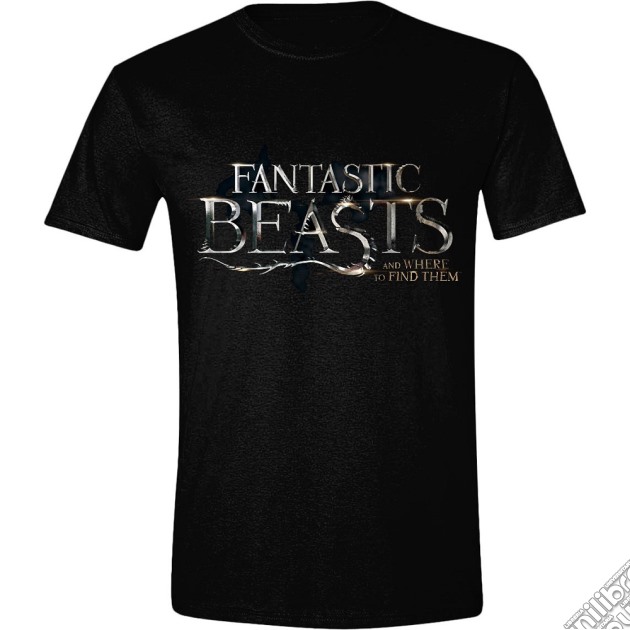 Fantastic Beasts And Where To Find Them - Logo Black (T-Shirt Unisex Tg. M) gioco di TimeCity