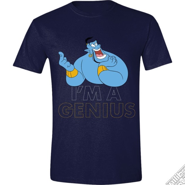 Aladdin - I'M A Genius Navy (T-Shirt Unisex Tg. L) gioco di Terminal Video