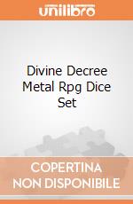 Divine Decree Metal Rpg Dice Set giochi
