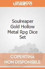 Soulreaper Gold Hollow Metal Rpg Dice Set giochi