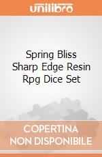 Spring Bliss Sharp Edge Resin Rpg Dice Set giochi