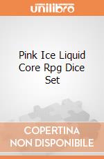Pink Ice Liquid Core Rpg Dice Set giochi