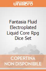 Fantasia Fluid Electroplated Liquid Core Rpg Dice Set giochi