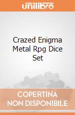 Crazed Enigma Metal Rpg Dice Set giochi