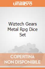 Wiztech Gears Metal Rpg Dice Set giochi
