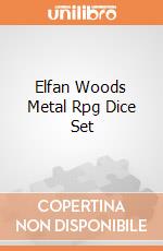 Elfan Woods Metal Rpg Dice Set giochi