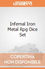 Infernal Iron Metal Rpg Dice Set giochi