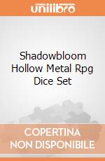 Shadowbloom Hollow Metal Rpg Dice Set giochi