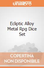 Ecliptic Alloy Metal Rpg Dice Set giochi
