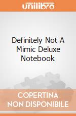 Definitely Not A Mimic Deluxe Notebook giochi