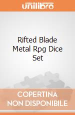 Rifted Blade Metal Rpg Dice Set giochi