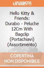 Hello Kitty & Friends: Durabo - Peluche 12Cm With Bagclip (Portachiavi) (Assortimento) giochi