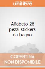 Alfabeto 26 pezzi stickers da bagno gioco