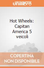 Hot Wheels: Capitan America 5 veicoli gioco di MOD