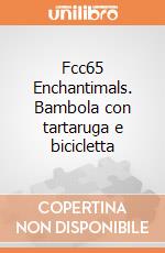 Fcc65 Enchantimals. Bambola con tartaruga e bicicletta gioco