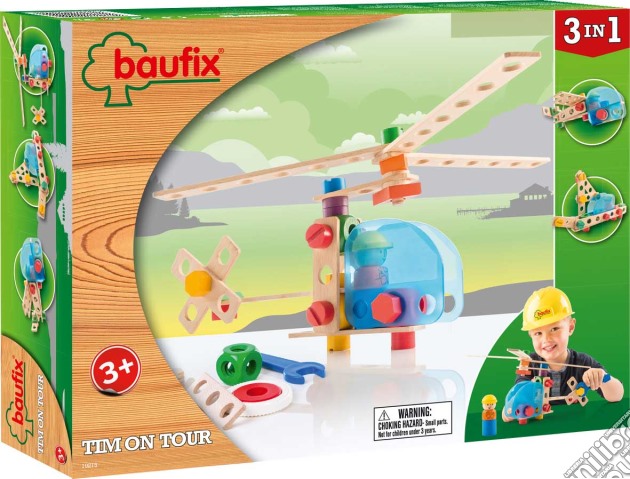 BAUFIX cubo-divertimento costruzione modulare Bauset gioco giocattolo in legno costruzione in legno 