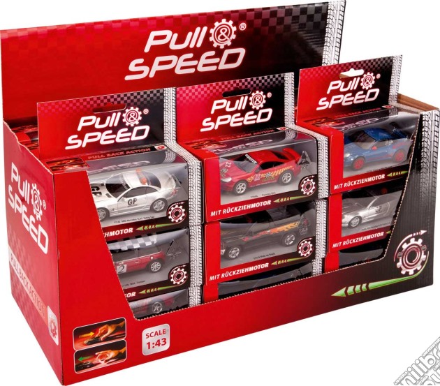 Carrera: Pull And Speed - Macchinina Scala 1:43 (Assortimento) gioco di Pullandspeed