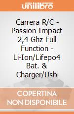Carrera R/C - Passion Impact 2,4 Ghz Full Function - Li-Ion/Lifepo4 Bat. & Charger/Usb gioco di Carrera