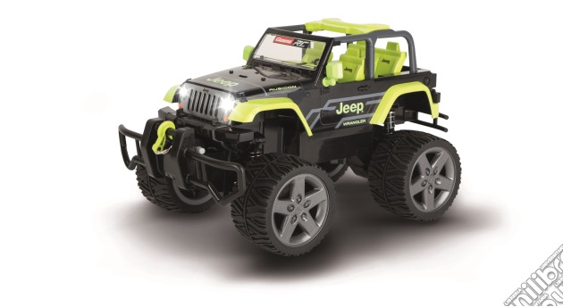 Carrera R/C - Jeep[R] Wrangler Rubicon, Green 2,4Ghz Full Digital Proportionel - Batterie Lithium-Ion 7,4 V - 700Mah, Chargeur 8,4V -500Ma gioco di Carrera