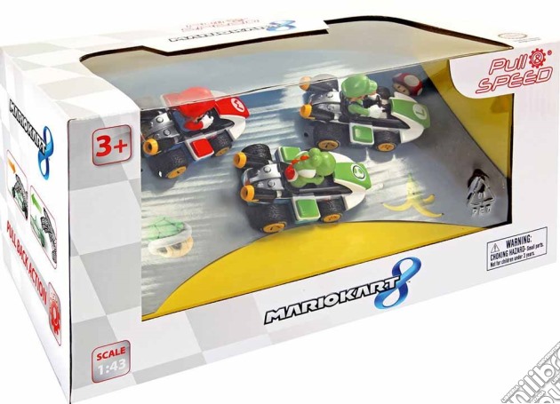 Carrera - Pull & Speed - Mario Kart 8 - Set 3 Pz gioco