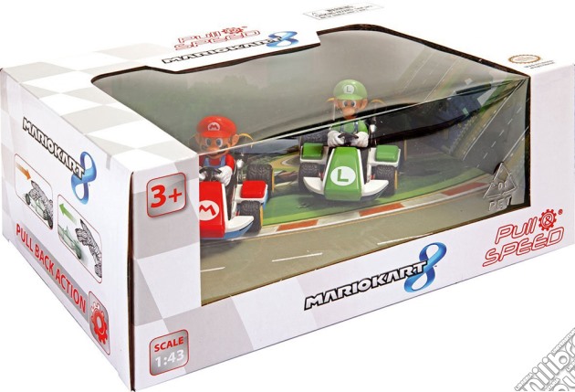 Carrera - Pull & Speed - Mario Kart 8 - Set 2 Pz Mario E Luigi gioco