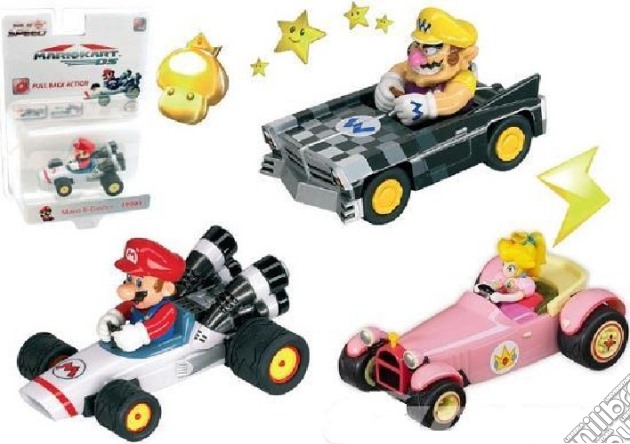 Mario Kart Ds - Macchinina Retro Carica Personaggi Assortiti gioco di Nintendo