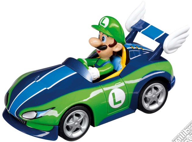Carrera - Pull & Speed - Nintendo Mario Kart Wii - Wild Wing Luigi - Blister 1 Pz gioco