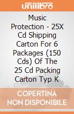 Music Protection - 25X Cd Shipping Carton For 6 Packages (150 Cds) Of The 25 Cd Packing Carton Typ K gioco di Music Protection