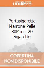 Portasigarette Marrone Pelle 80Mm - 20 Sigarette gioco di Dal Negro
