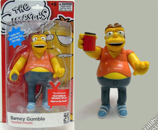 Simpson (I) - Barney Deluxe Figure gioco di Headstart