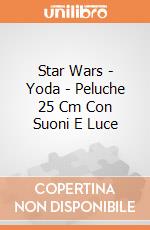 Star Wars - Yoda - Peluche 25 Cm Con Suoni E Luce gioco di Joy Toy