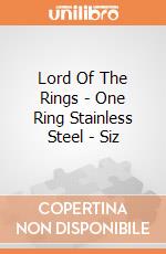 Lord Of The Rings - One Ring Stainless Steel - Siz gioco