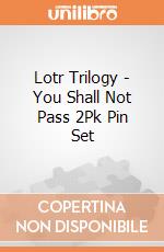 Lotr Trilogy - You Shall Not Pass 2Pk Pin Set giochi