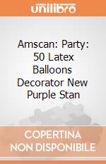 50 Latex Balloons Decorator New Purple Stan gioco