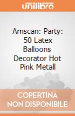 Amscan: Party: 50 Latex Balloons Decorator Hot Pink Metall gioco