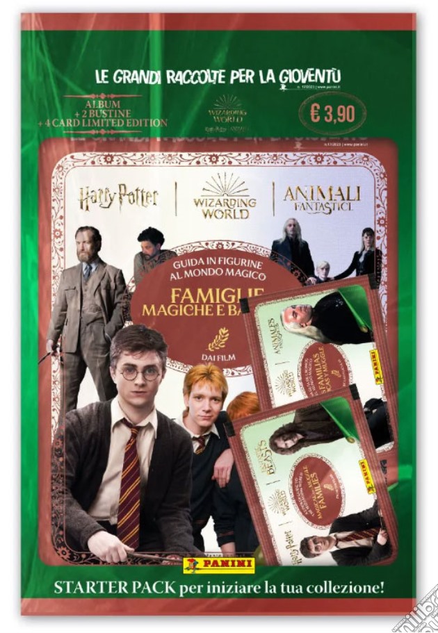 PANINI Stickers Harry Potter Album Starter Pack gioco di CAR