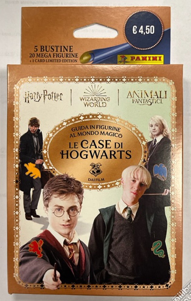 PANINI Stickers Harry Potter Hogwarts Ecoblister 5 Buste gioco di CAR