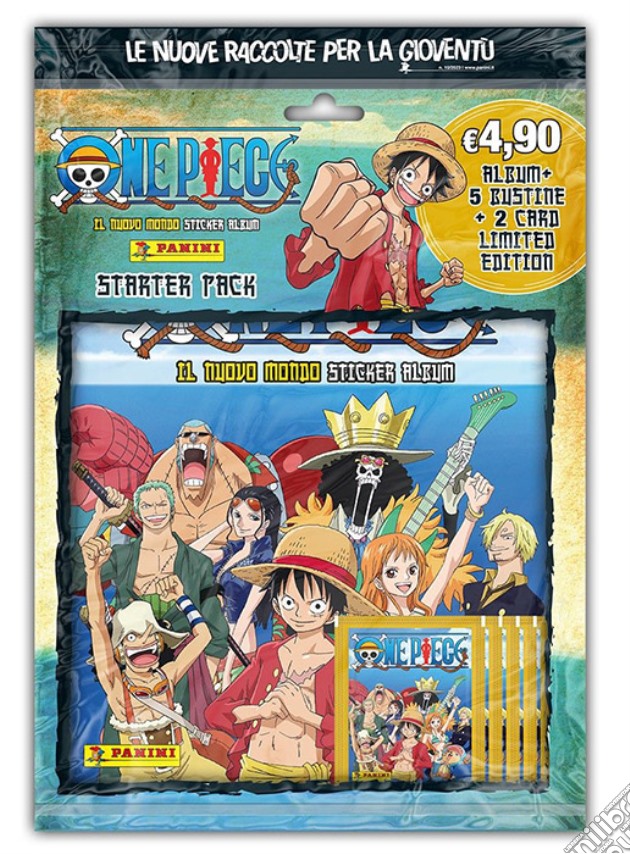 PANINI Stickers One Piece Starter Set gioco di CAR