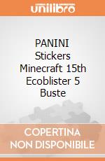 PANINI Stickers Minecraft 15th Ecoblister 5 Buste giochi
