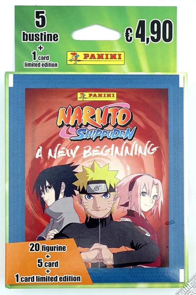 PANINI Naruto Shippuden Stickers Ecoblister 2023 gioco di CAR