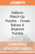 Galison: Match-Up Puzzles - Ocean Babies 6 Beginner Puzzles