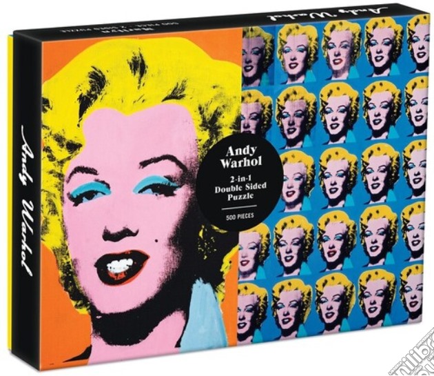 Galison - Warhol Marilyn 500 Piece Double Sided Puzzle gioco