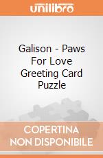 Galison - Paws For Love Greeting Card Puzzle giochi