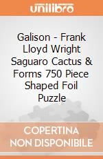 Galison - Frank Lloyd Wright Saguaro Cactus & Forms 750 Piece Shaped Foil Puzzle giochi