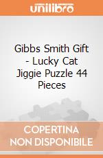 Gibbs Smith Gift - Lucky Cat Jiggie Puzzle 44 Pieces giochi