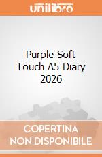 Purple Soft Touch A5 Diary 2026 giochi