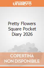 Pretty Flowers Square Pocket Diary 2026 giochi