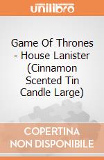 Game Of Thrones - House Lanister (Cinnamon Scented Tin Candle Large) gioco di Insight