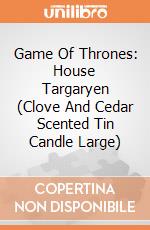 Game Of Thrones: House Targaryen (Clove And Cedar Scented Tin Candle Large) gioco di Insight